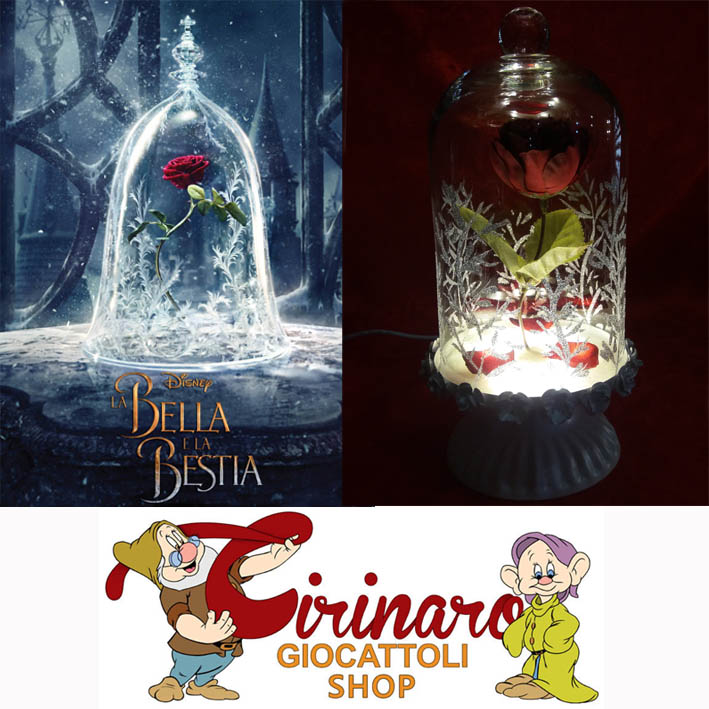 Rosa Incantata La bella e la Bestia - CirinaroShop