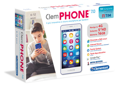 Clementoni 16601 ClemPhone 7 Cellulare per Bambini, Multicolore :  : Giochi e giocattoli