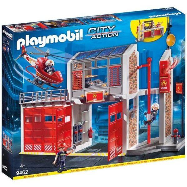 Playmobil City action Grande centrale dei vigili del fuoco Cirinaro