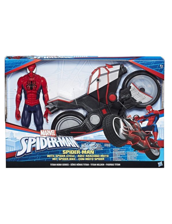Spider-Man Titan Hero con Veicolo-hasbro-cirinaro
