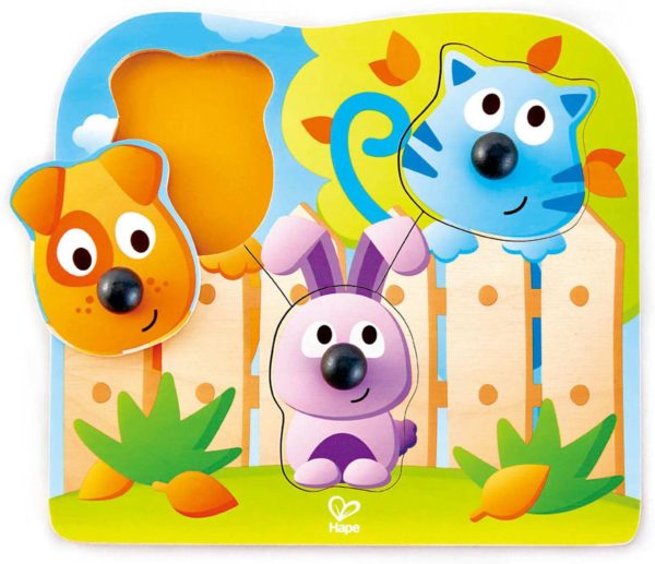 HAPE PUZZLE DEGLI ANIMALI IN LEGNO CIRINARO