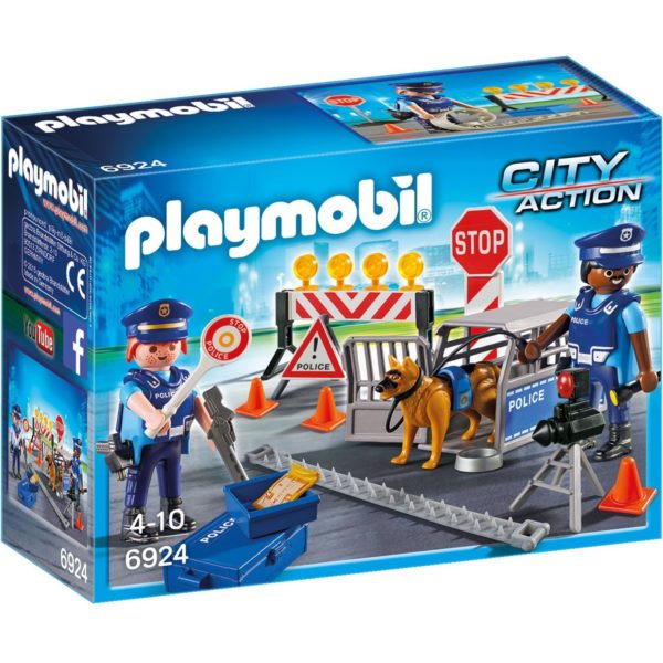 PLAYMOBIL CITY ACTION POSTO DI BLOCCO DELLA POLIZIA CIRINARO