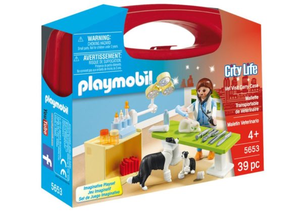 playmobil valigetta del vetrìerinario cirinaro