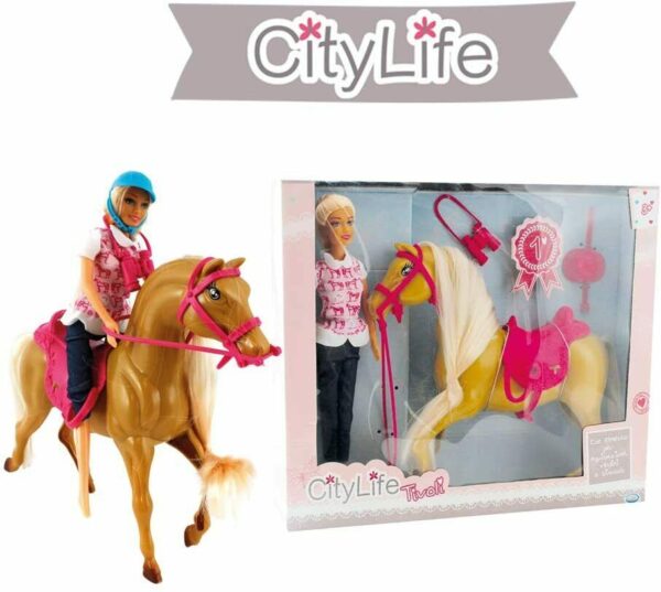 City Life Cavallo + Fashion Doll 29 cm cirinaro ods