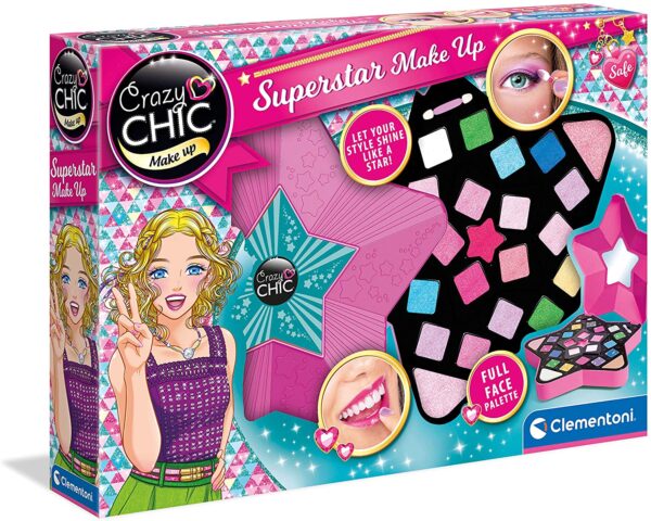 Clementoni Crazy Chic Superstar Make-up Trucchi Cosmetici Cirinaro