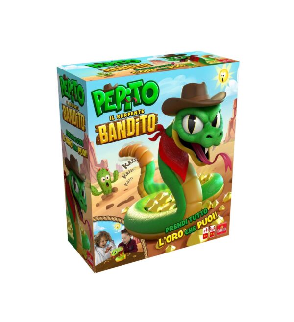 GIOCO DI SOCIETA’ PEPITO IL SERPENTE BANDITO CIRINARO GOLIATH