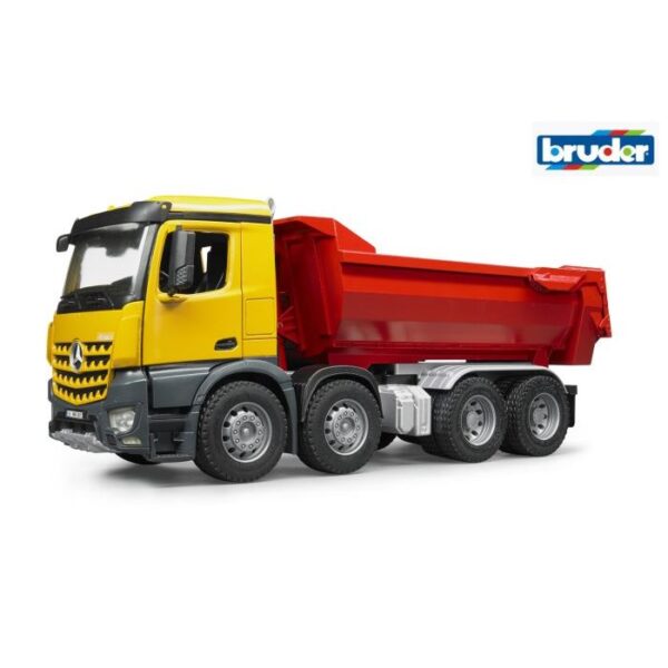 bruder mercedes benz camion con rimorchio ribaltabile cirinaro